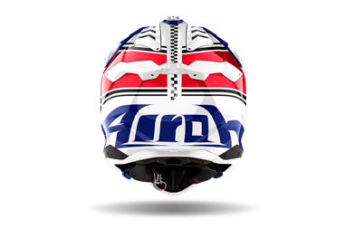 AIROH Capacete AVIATOR 3 HIMA Vermelho Gloss | Capacete Offroad