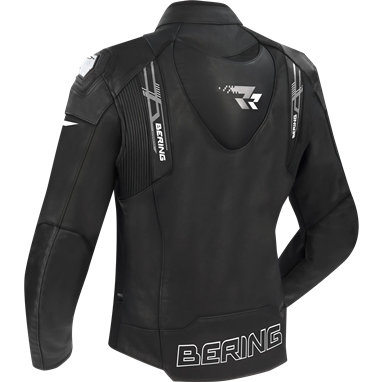 Blusão BERING Cabedal SNAP Preto/Branco | Blusões
