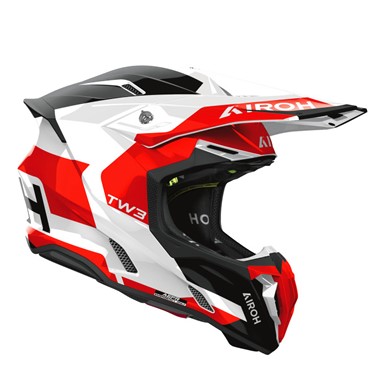 Capacete AIROH TWIST 3 FANCY Vermelho Gloss | Capacete Offroad