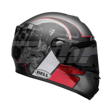 CAPACETE BELL SRT   Hart Luck Antracite/Branco/Vermelho | Capacete Integral