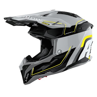 Capacete AIROH AVIATOR 3 LEADER Amarelo Mate | Capacete Offroad