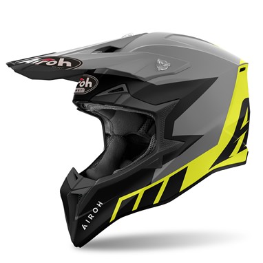 AIROH WRAAAP RELOADED Amarelo Mate | Capacete Offroad