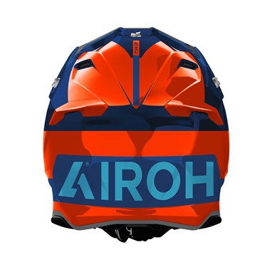Capacete AIROH TWIST 3 FANCY Azul/Laranja Gloss | Capacete Offroad