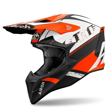 AIROH WRAAAP FEEL Laranja Mate | Capacete Offroad