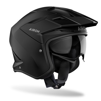Capacete KOMBAKT COLOR Preto Matt AIROH | Capacete Aberto