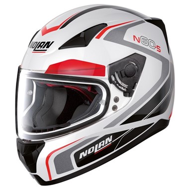 Nolan Capacete N60 5 Practice Metal White 19 | Capacete Integral