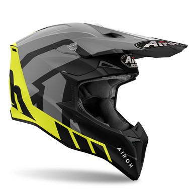 AIROH WRAAAP RELOADED Amarelo Mate | Capacete Offroad