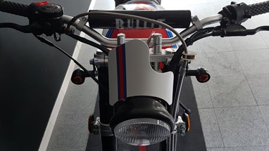 Bullit Hero 125 Scrambler Branco Racing | Moto