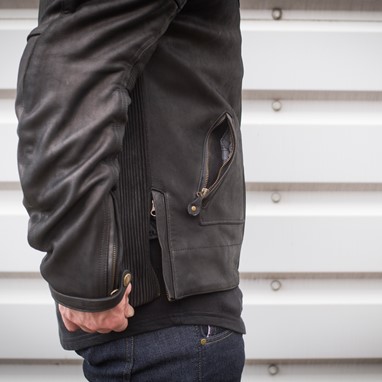 Merlin Casaco DRAYCOTT LEATHER Black | Blusões de pele