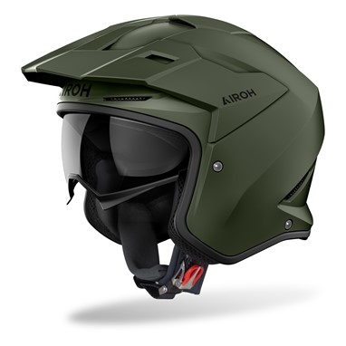 Capacete KOMBAKT COLOR MILITARY Verde Matt AIROH | Capacete Aberto